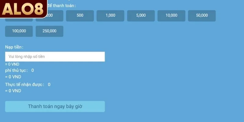 Cách Nạp Tiền Điện Tử Chi Tiết Đơn Giản Từ A Đến Z 2 Chi tiết cách nạp tiền điện tử trên ALO8