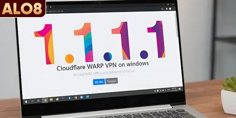 Thao tác dùng Cloudflare an toàn trên thiết bị máy tính